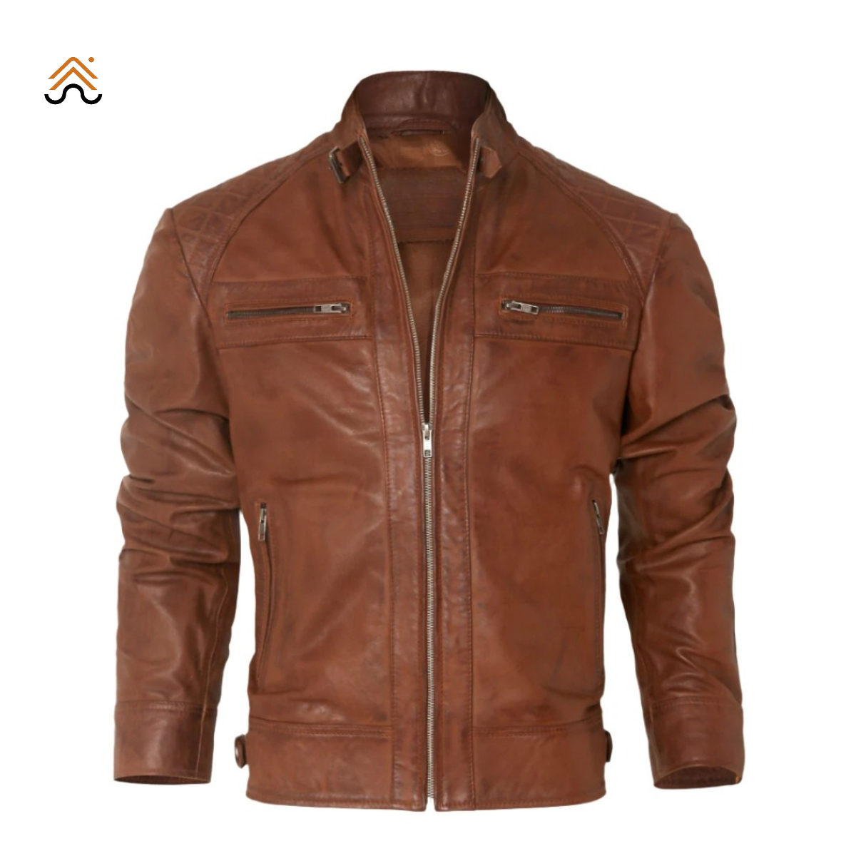 Men’s Motorcycle Leather Jacket – Premium Biker Luxury - Image 2