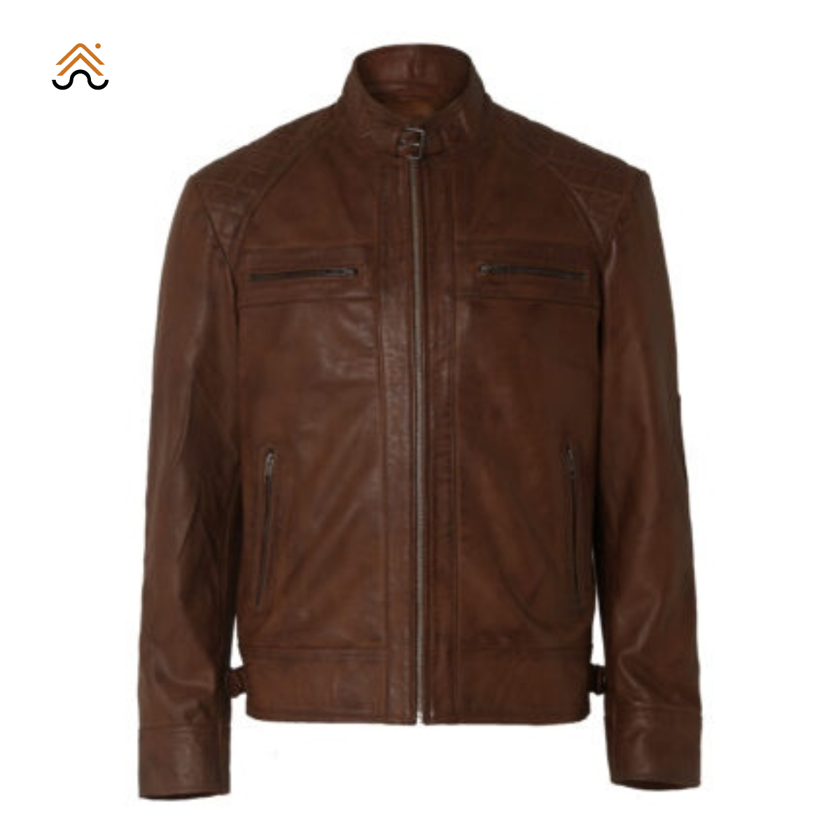 Men’s Motorcycle Leather Jacket – Premium Biker Luxury - Image 3