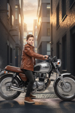 Men’s Motorcycle Leather Jacket – Premium Biker Luxury