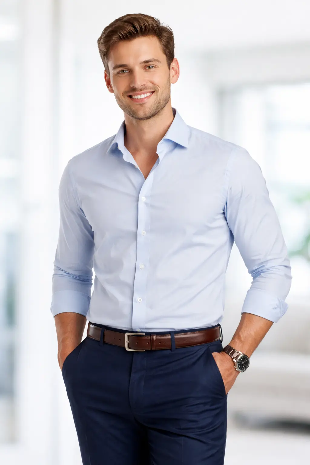 Pure Leather Belt | Imported Reversible Belt | Premium Matt Finish